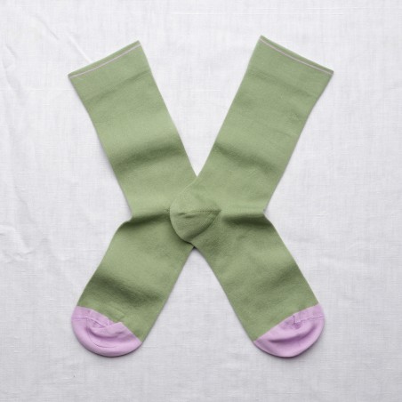 Chaussettes Vert Vieilli